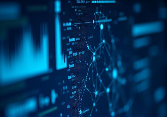 Data visualization dashboard showing celestial patterns